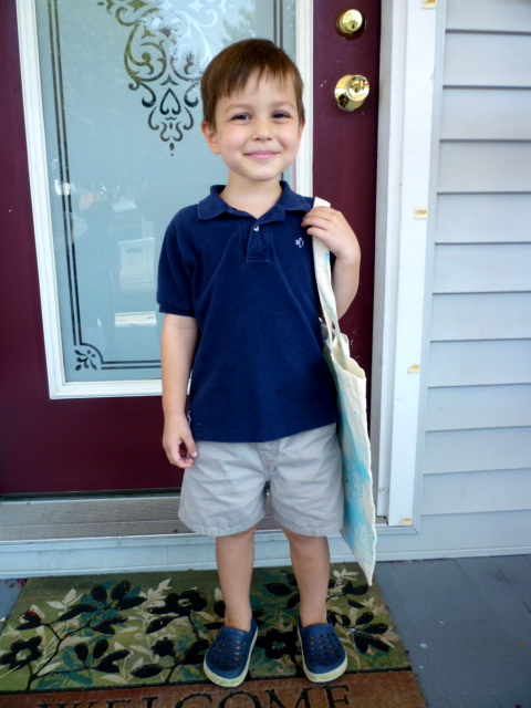 First Day of Preschool: I should have brought tissues (but not for me ...